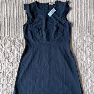 Pinstripe A-Line Dress from LOFT